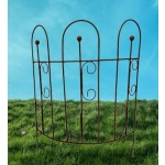 Podpora łuk 50x60cm ogrodzenie palisada dekoracyjne obrzeże pergola krzewy
